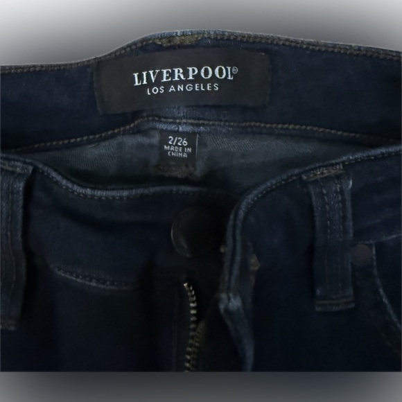 Liverpool Los Angelos Skinny Jeans, Dark Wash, Size 2/26 - Picture 3 of 4